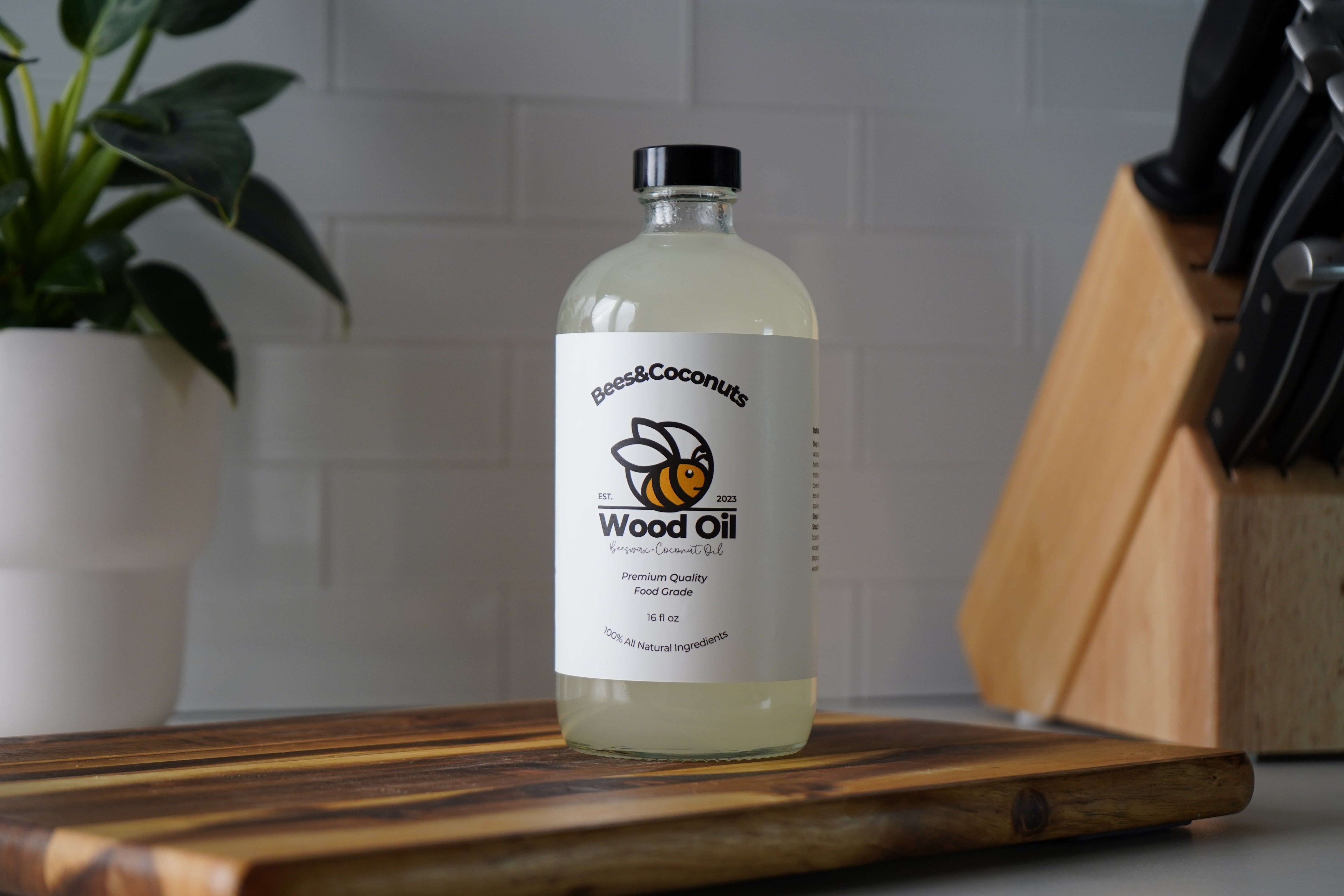 Bees&Coconuts Wood Oil - 16oz - SwivelServe