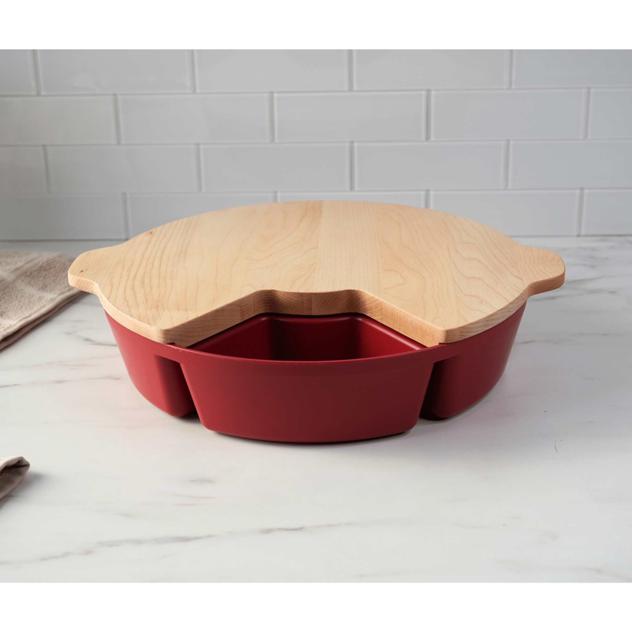 Maple Set (Board, Tray, and Lid) - SwivelServe