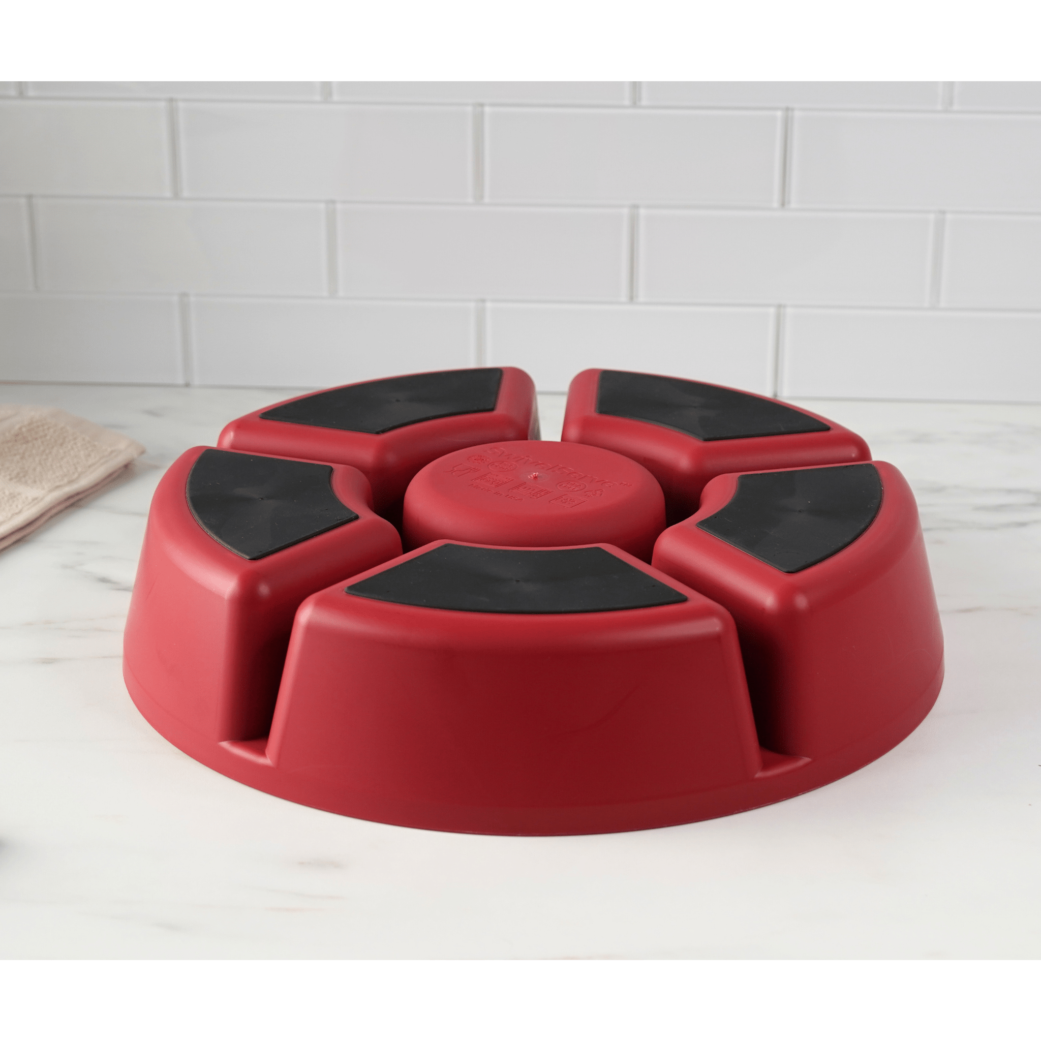 Radiant Red Serving Tray - SwivelServe